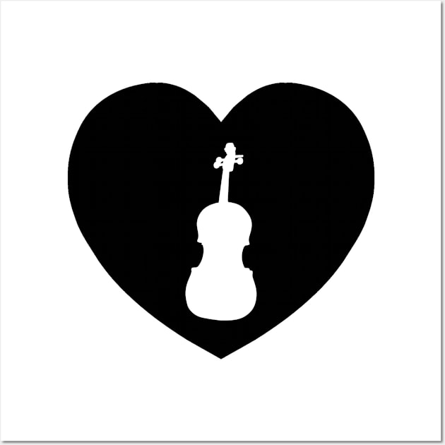 Violin Love | I Heart... Wall Art by gillianembers